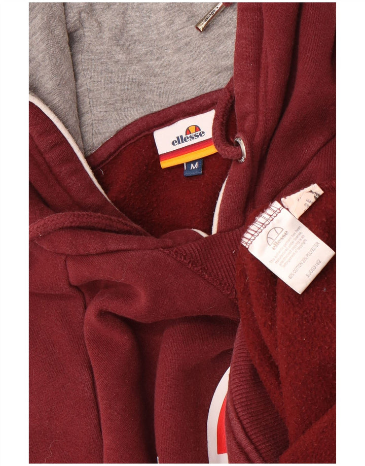 Pulover cu glugă cu grafic pentru bărbați Ellesse, bumbac maro mediu