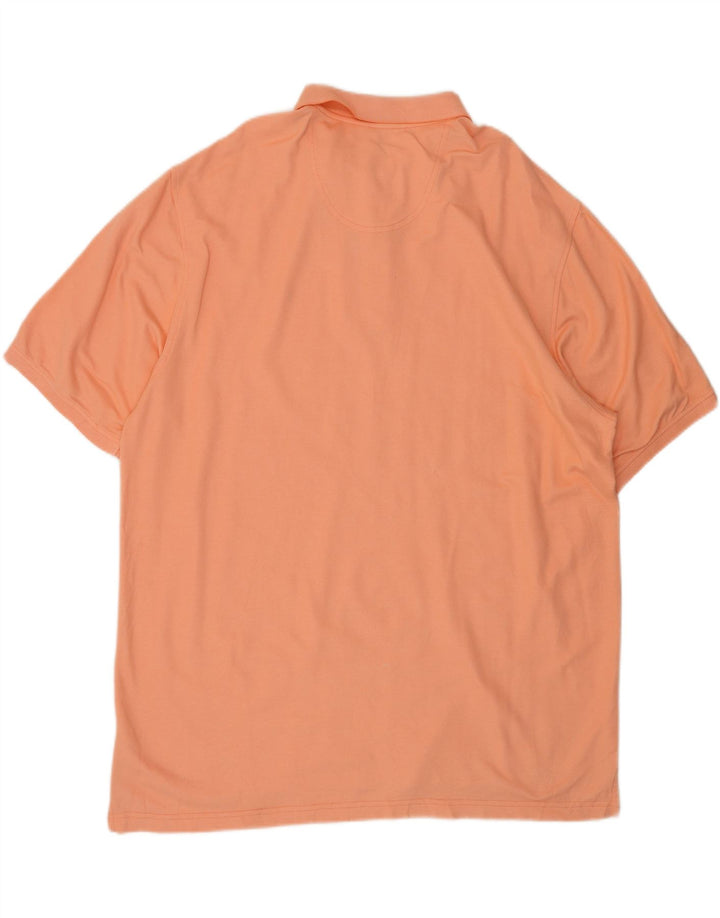IZOD Mens Polo Shirt 2XL Orange Cotton Vintage Izod and Second-Hand Izod from Messina Hembry 