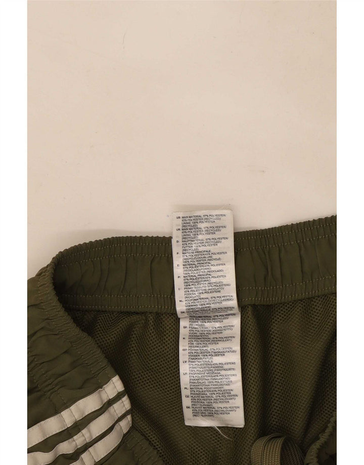 Pantaloni scurți sport Adidas pentru bărbați, mari, kaki, poliester