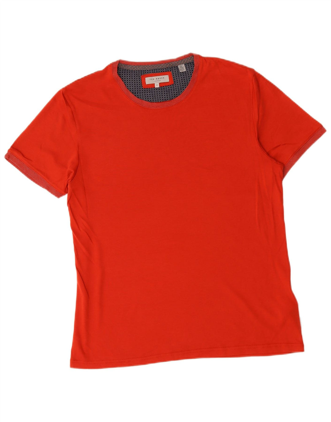 Ted Baker Tricou Bărbați Top Marimea 4 Mare Bumbac Roșu
