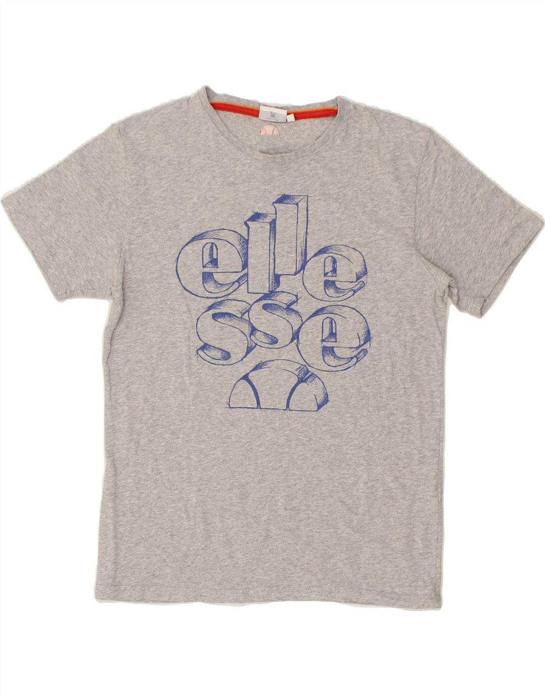 ELLESSE Womens Graphic T-Shirt Top UK 16 Large Grey Vintage Ellesse and Second-Hand Ellesse from Messina Hembry 