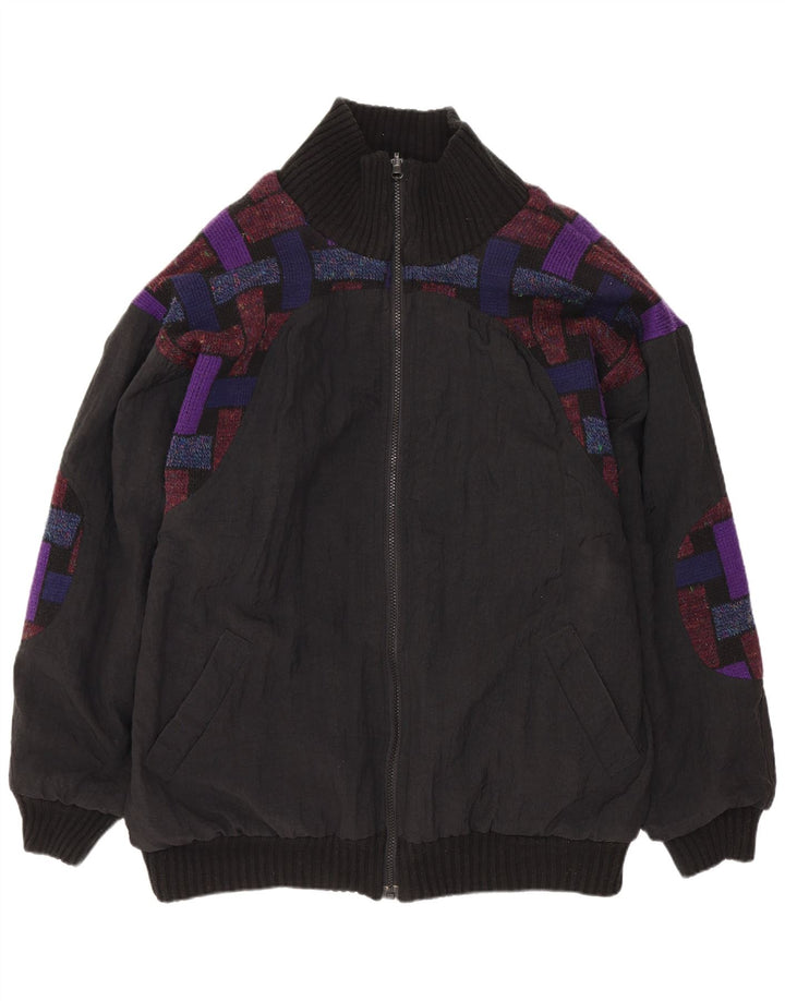 Jachetă reversibilă pentru bărbați Jeffrey Brownleader UK 40 mare violet geometric