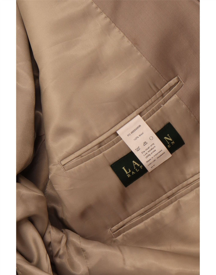 Jachetă RALPH LAUREN pentru bărbați, cu 2 nasturi, UK 44 2XL Lână bej