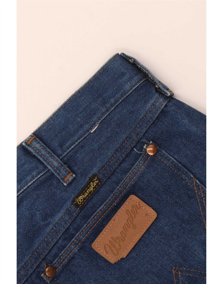 Blugi drepti tăiați pentru bărbați Wrangler W44 L26 albaștri