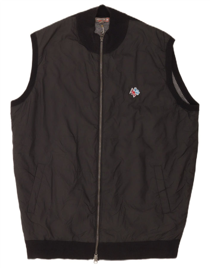 Peter Millar Gilet pentru bărbați UK 40, mare, negru, bumbac