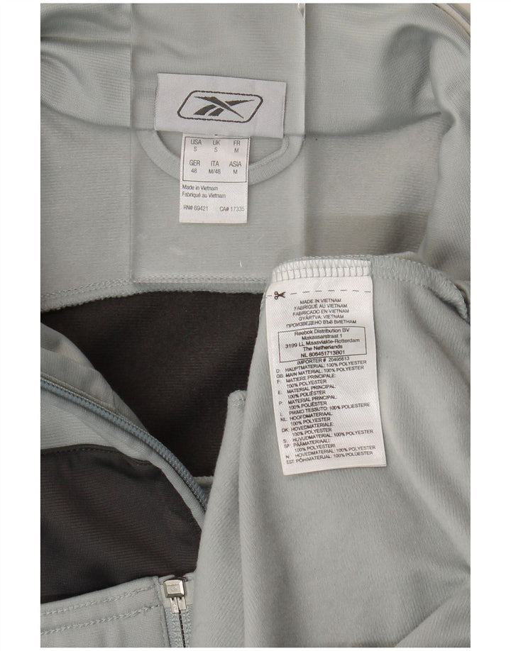 Jachetă de trening pentru bărbați Reebok, gri mic, poliester color bloc