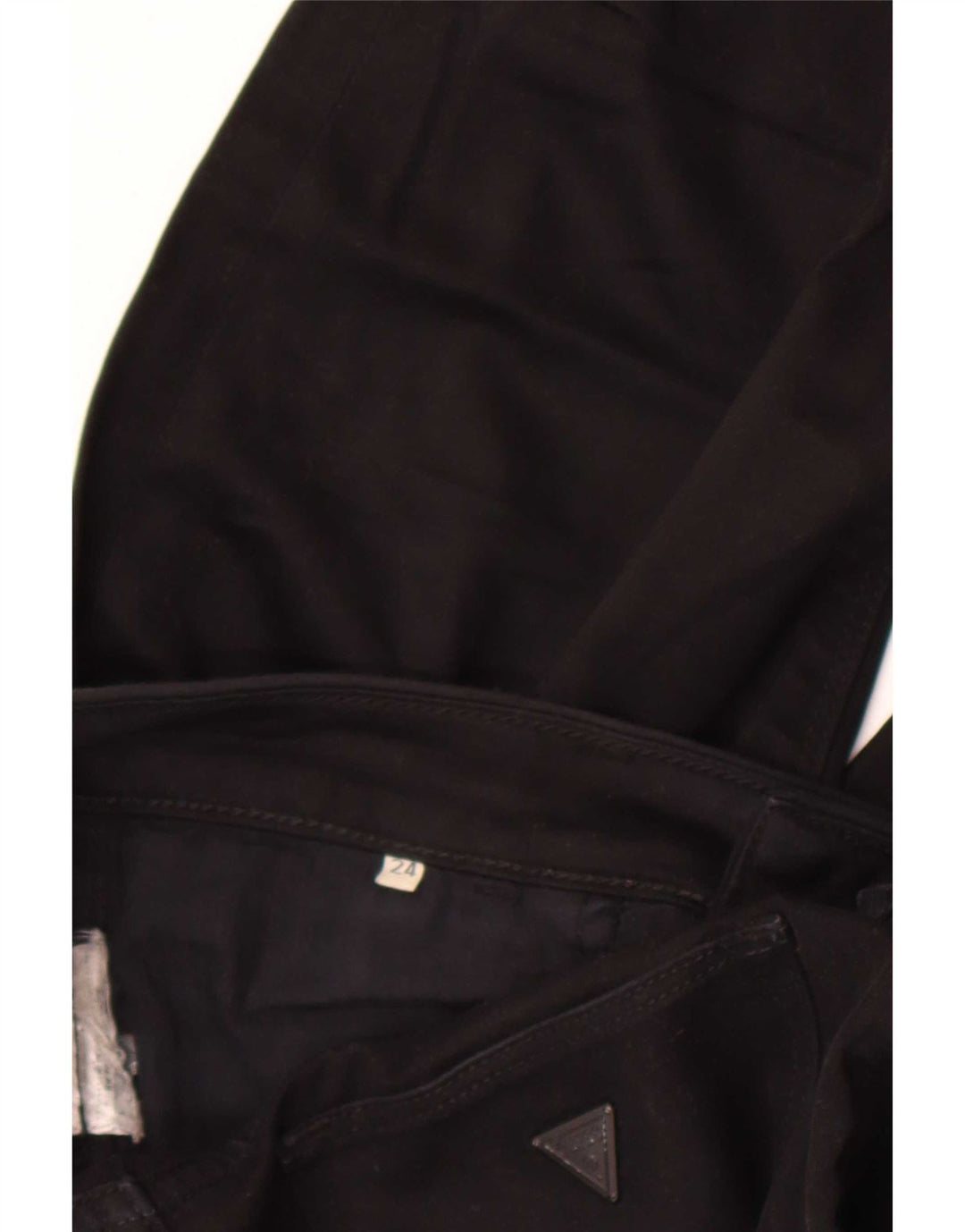 Blugi Guess Super Low Skinny pentru femei W24 L27 negri