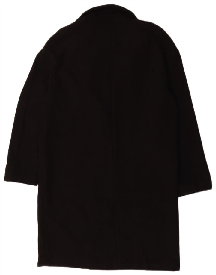 Topshop pardesiu supradimensionat pentru femei UK 10 mic poliester negru