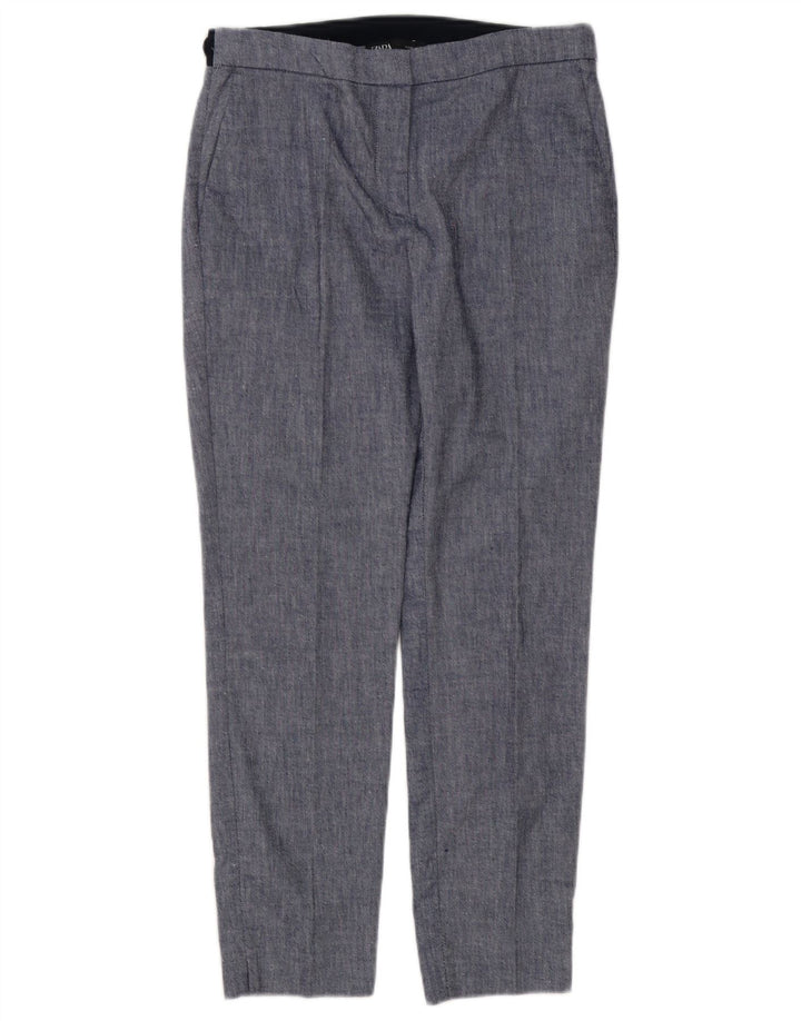 Pantaloni chino slim pentru femei Zara Mediu L28 L27 Albastru Colorblock