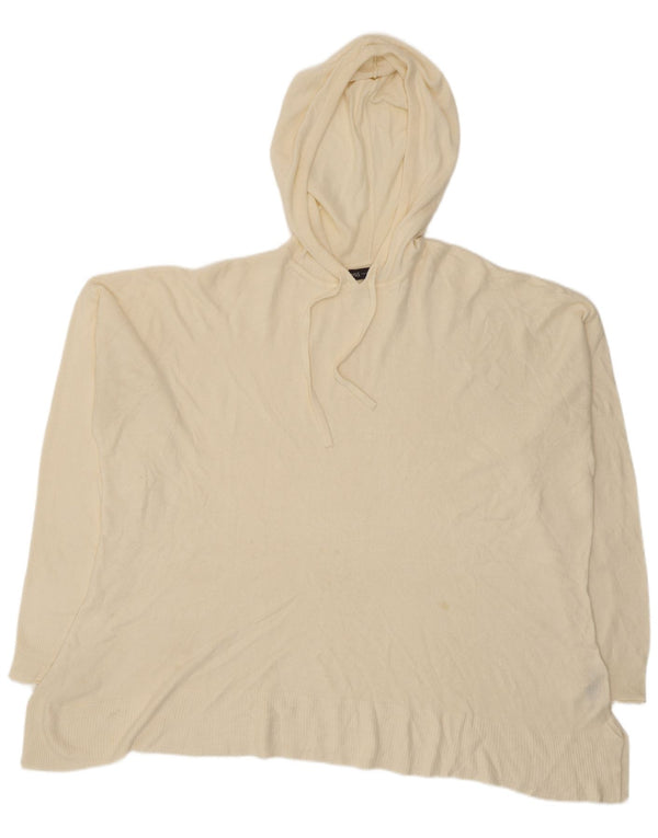 Pulover supradimensionat cu glugă pentru femei Marks & Spencer UK 18 XL Bej