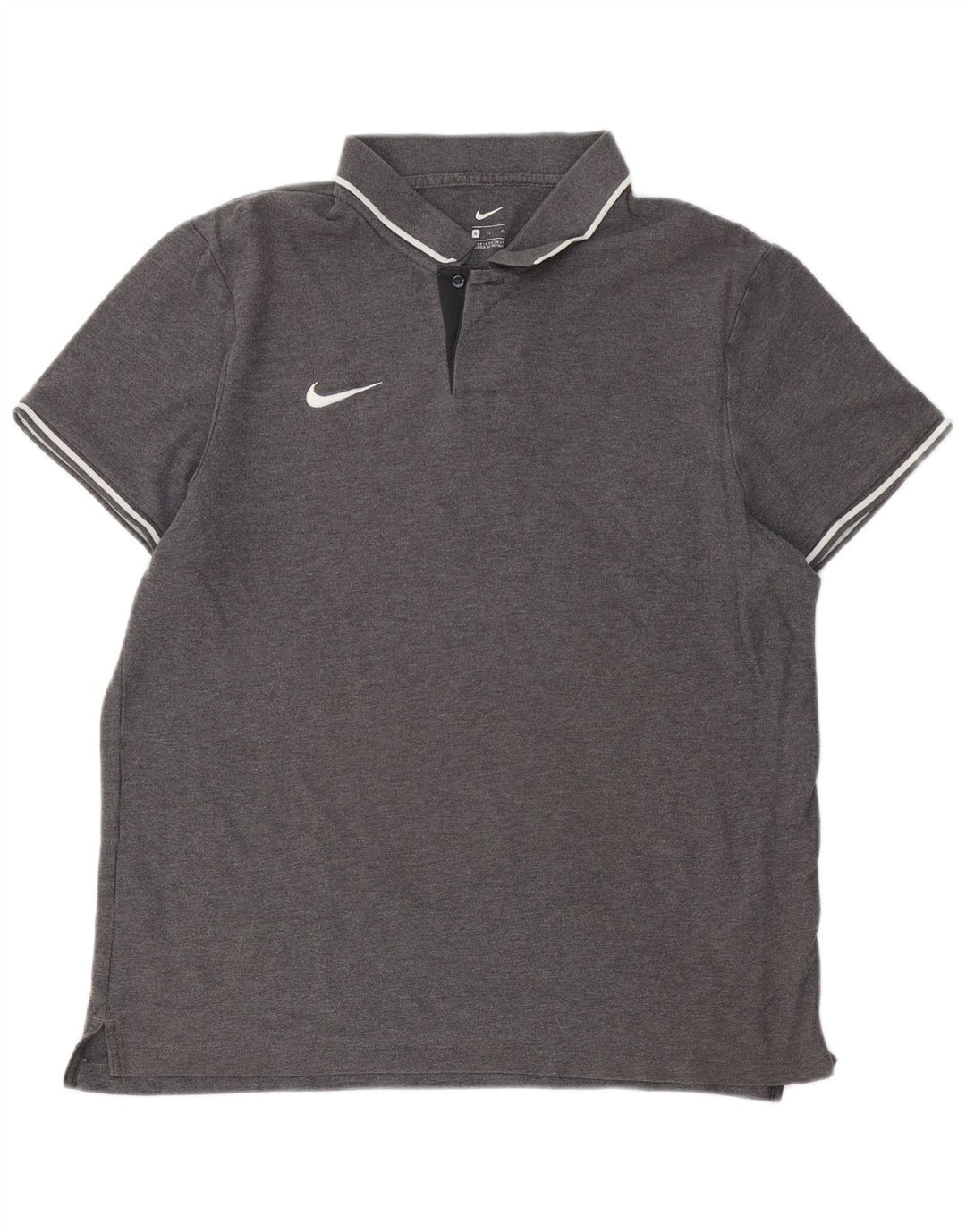 Tricou polo pentru bărbați NIKE XL bumbac gri