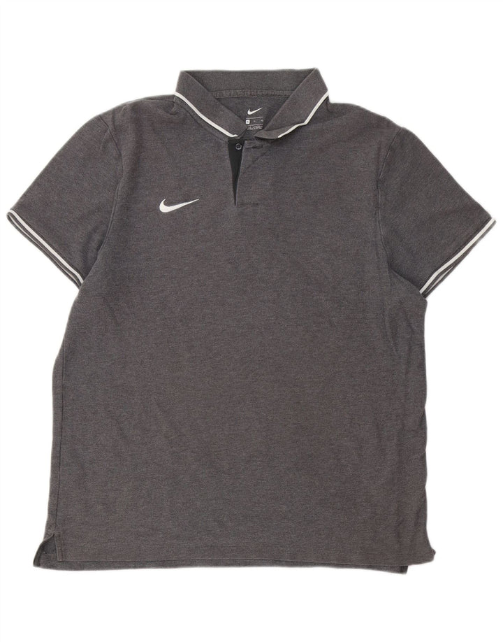 Tricou polo pentru bărbați NIKE XL bumbac gri