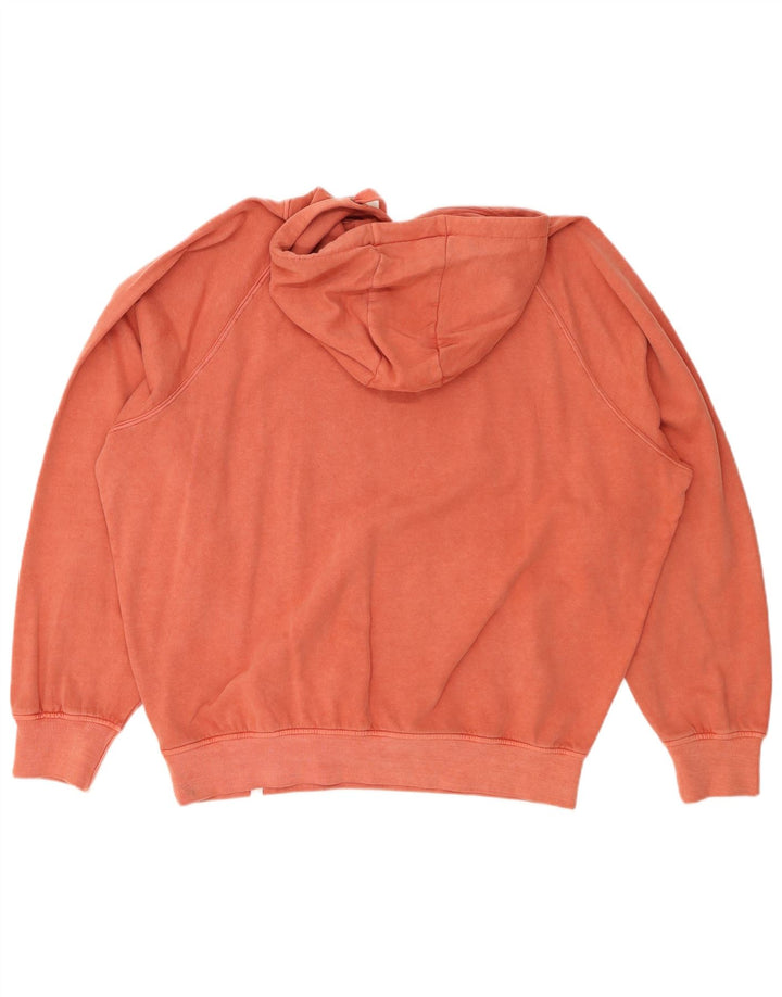 ANIMAL Pulover supradimensionat cu glugă cu grafic pentru femei UK 14, bumbac mare, roz