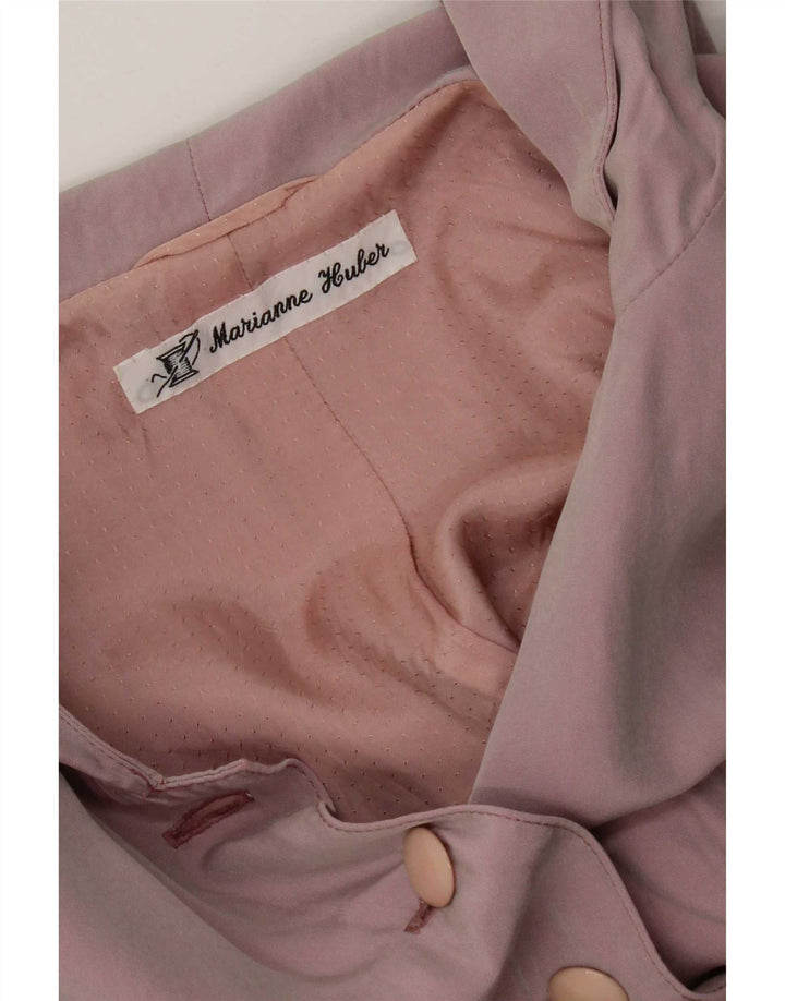 Jachetă cu glugă vintage pentru femei UK 14 Medium Purple