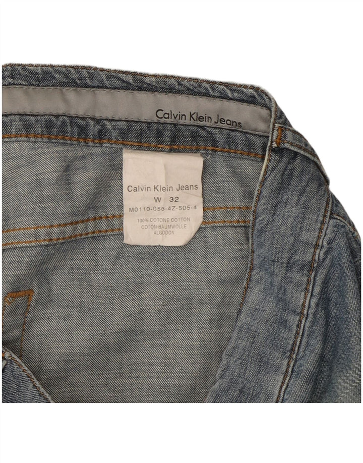 Blugi drepti pentru femei Calvin Klein W32 L27 Bumbac albastru