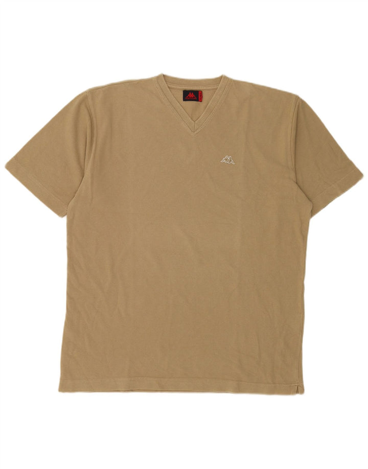 Tricou Bărbați Kappa Top XL Bej Bumbac