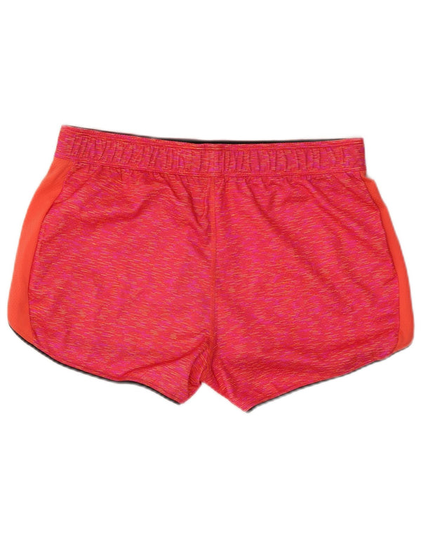 Pantaloni scurti sport Reebok pentru femei UK 14, mari, roz, poliester cu pături