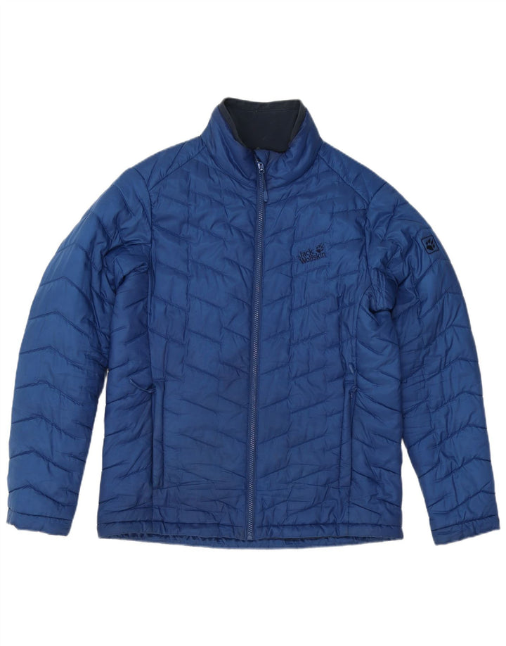 Jack Wolfskin Jachetă căptușită pentru bărbați UK 36/38 Poliester albastru mediu