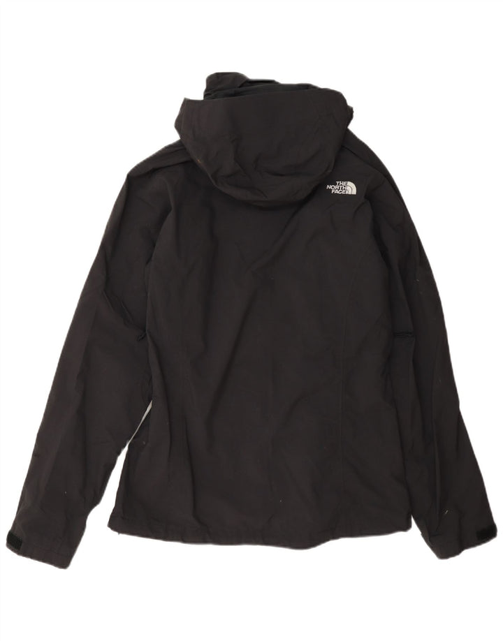 Jachetă de ploaie cu glugă The North Face pentru femei UK 10 Small Black Nylon