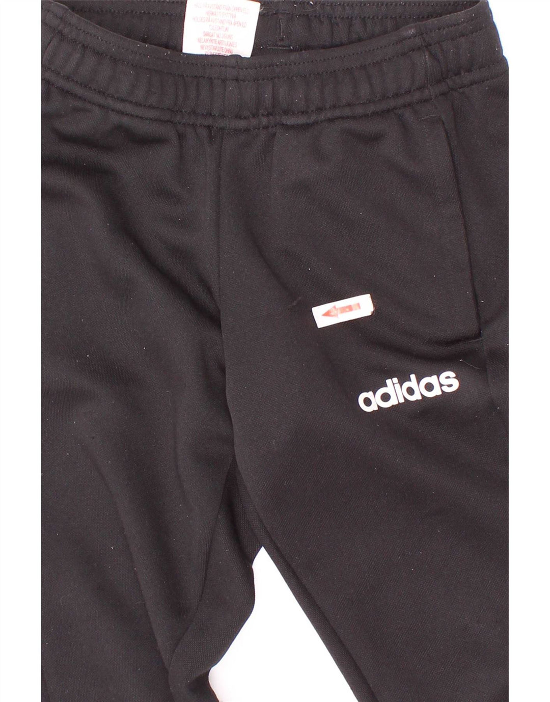 Pantaloni de trening Adidas Climalite pentru baieti 3-4 ani poliester negru