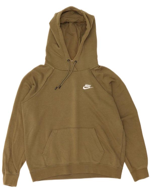 Pulover supradimensionat pentru femei Nike UK 10 Bumbac kaki mic