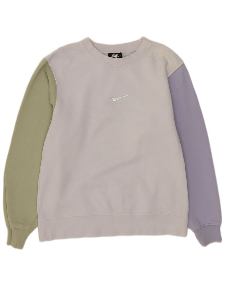 Pulover supradimensionat pentru femei Nike UK 6 XS Multicolor Colorblock