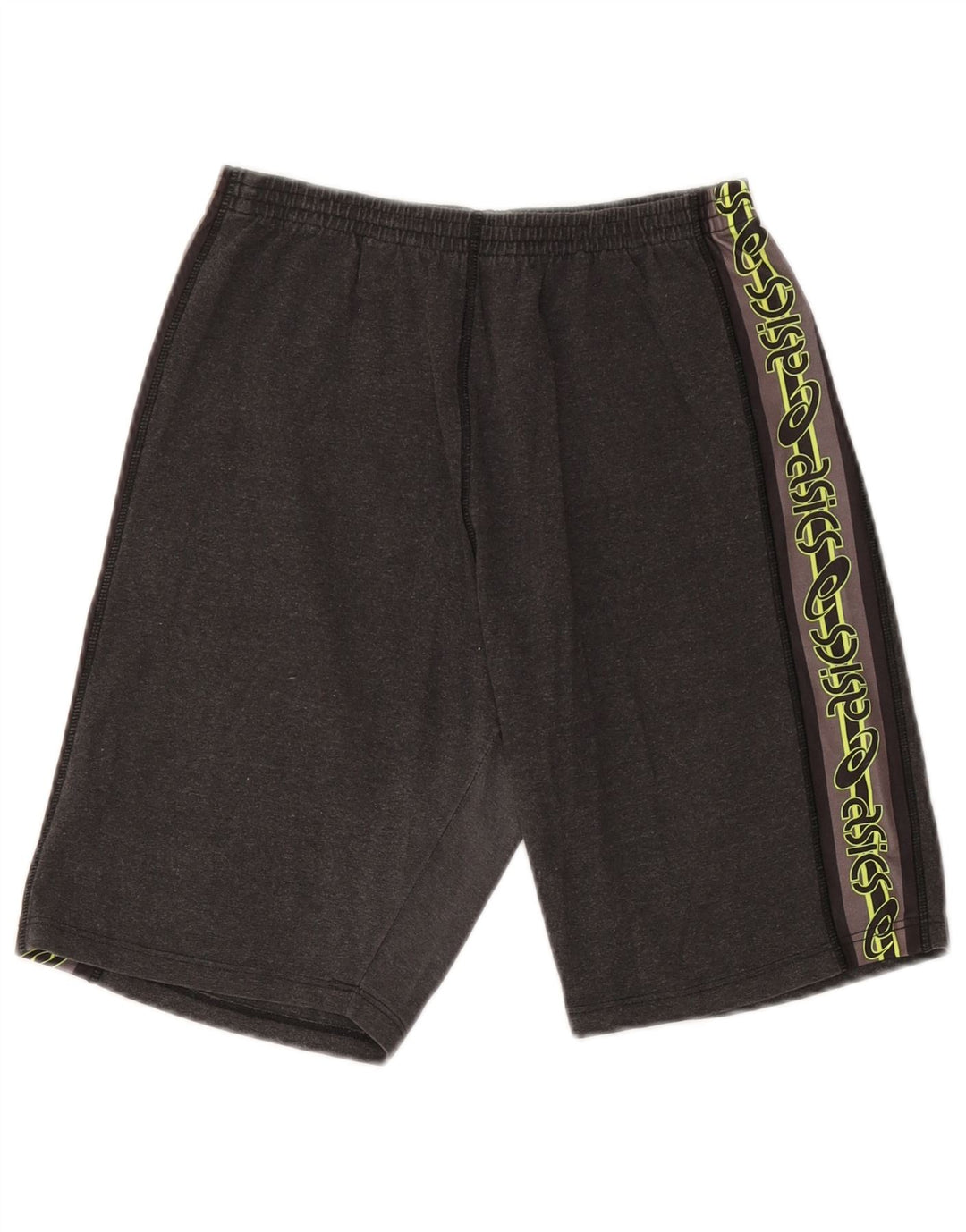 Pantaloni scurți sport grafic Asics XL bumbac gri