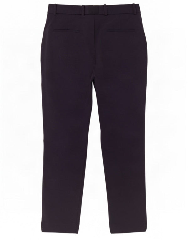Whistles Pantaloni chino subțiri pentru femei UK 10 Mici L28 L27 Bumbac bleumarin