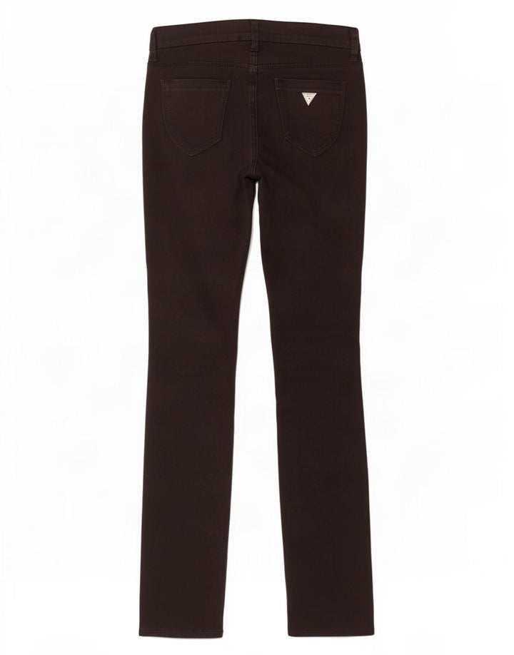 Blugi slim pentru femei Guess W26 L33 bumbac negru