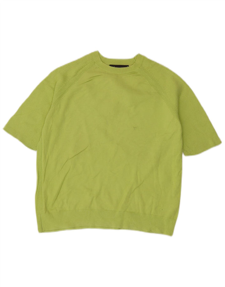 Pulover pentru femei Marks & Spencer cu decolteu triplu UK 12 verde mediu
