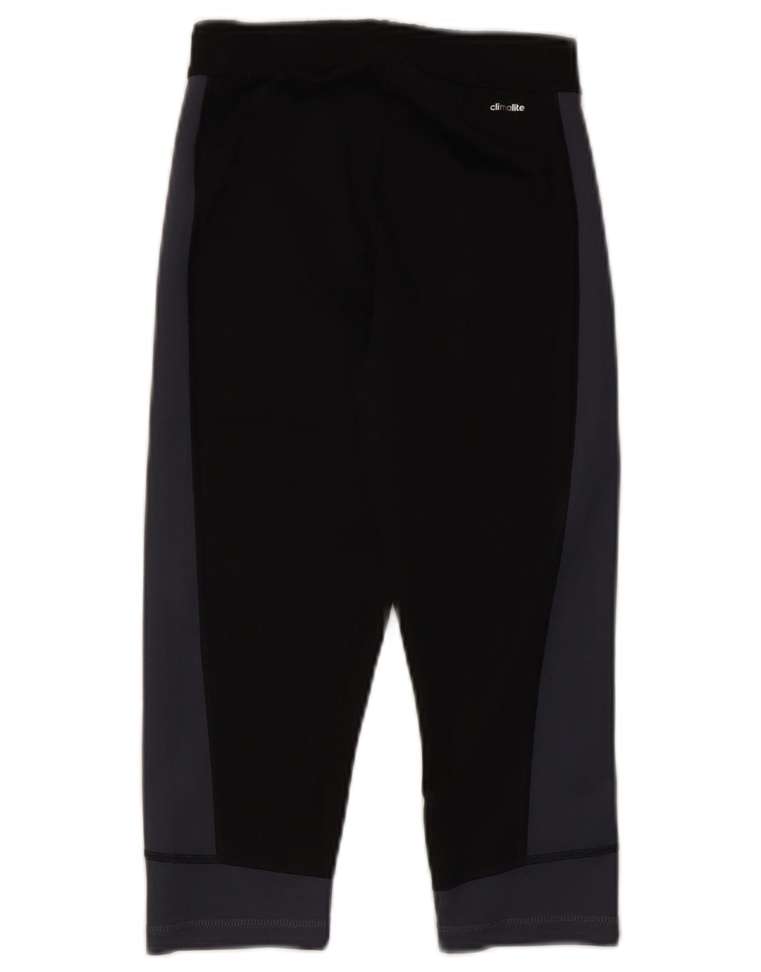 Leggings Capri Adidas pentru femei Marea Britanie 8/10 Poliester color bloc negru mic