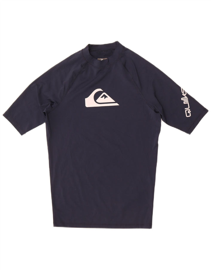 Tricou grafic Quiksilver pentru bărbați Top Mediu Bleumarin