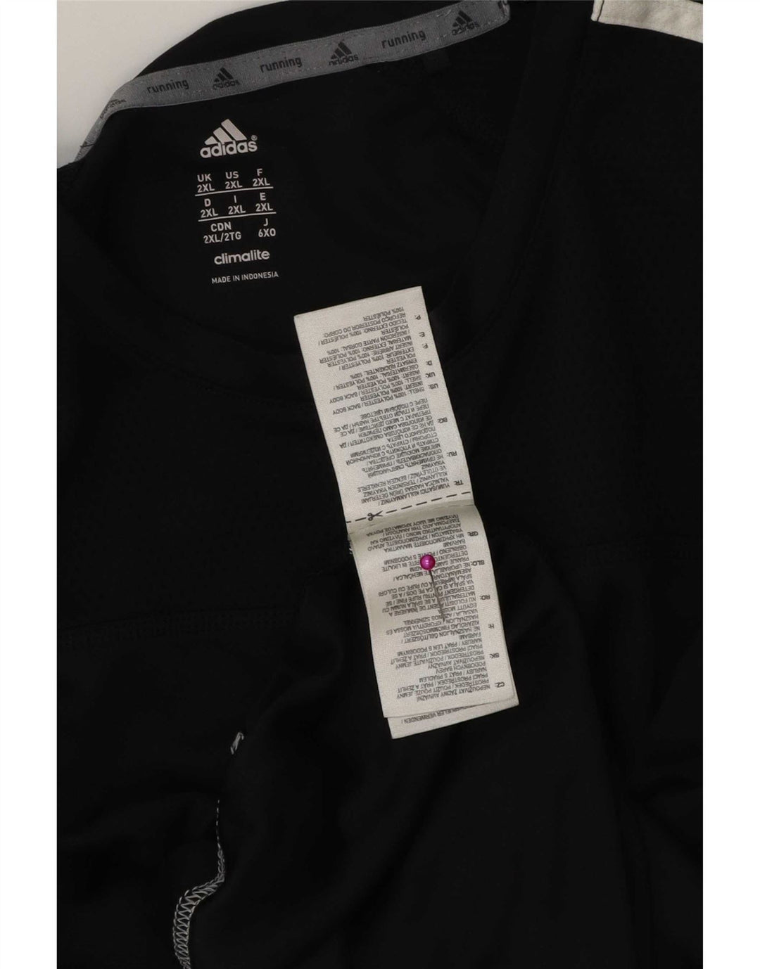 Tricou Adidas Climalite pentru bărbați Top 2XL poliester negru