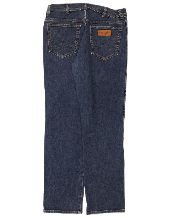 Blugi drepte pentru bărbați Wrangler Texas W36 L34 bumbac bleumarin