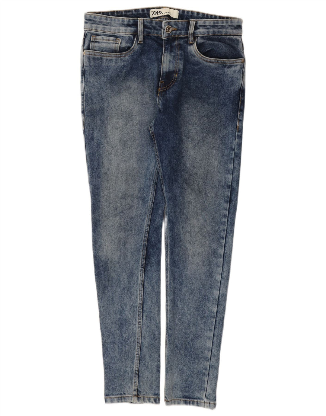 Blugi slim pentru femei Zara W30 L29 Albastru