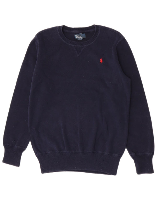 Polo Ralph Lauren Băieți Pulover Pulover 14-15 Ani Mare Bumbac Bleumarin