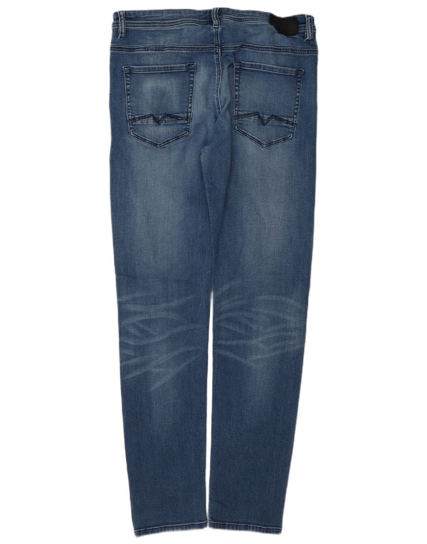 Blugi conici pentru bărbați Hugo Boss L34 L34 Bumbac albastru