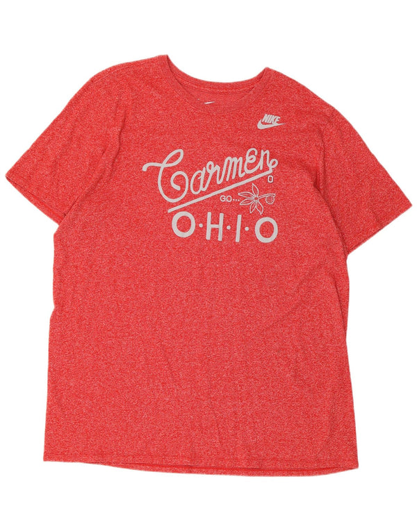 Tricou grafic Nike pentru bărbați Ohio Regular Fit Top 2XL bumbac roșu