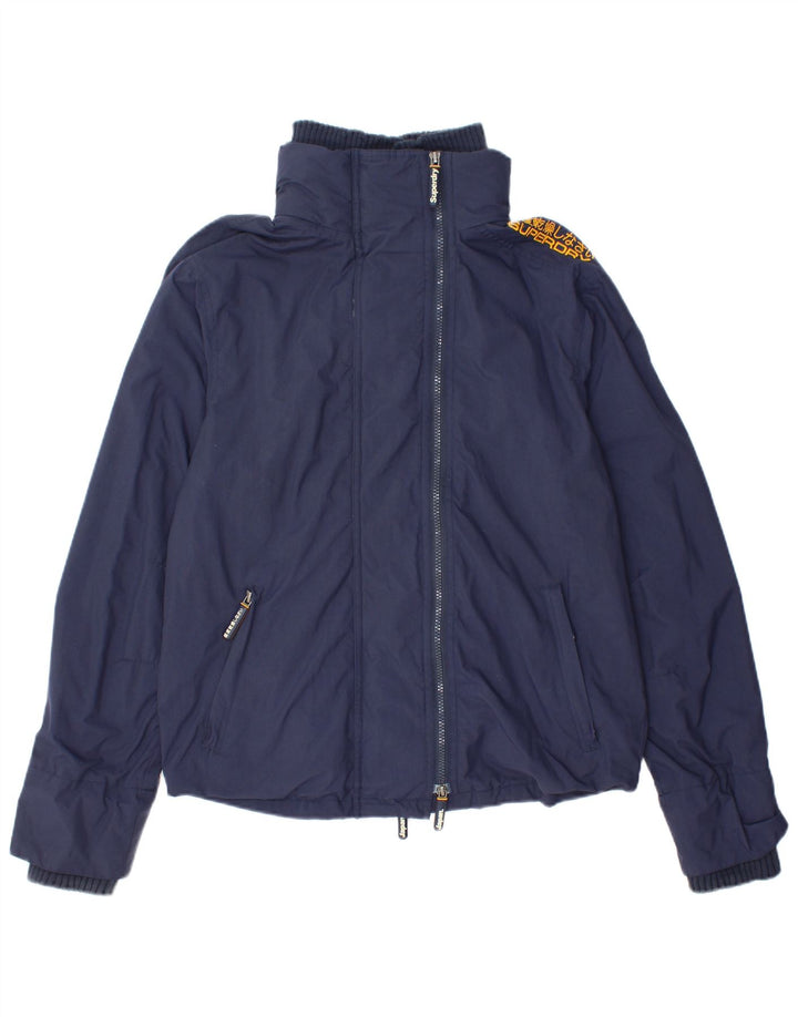 Jachetă Windbreaker pentru femei Superdry The Windcheater UK 14 Medium Bleumarin
