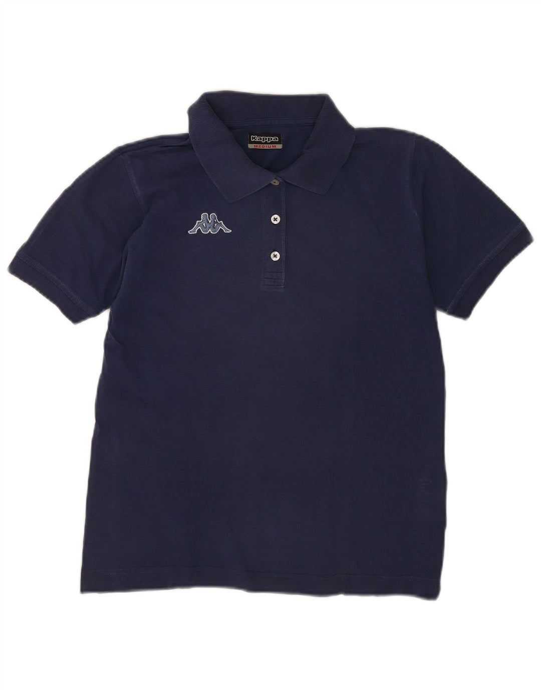 Cămașă polo Kappa pentru femei UK 12 Medium Bluemarin Bumbac