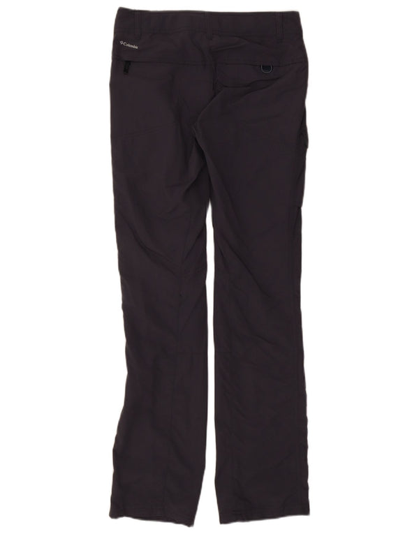 Pantaloni cargo subțiri Columbia Omni-Shade pentru femei US 2 XS W25 L32 Nylon negru