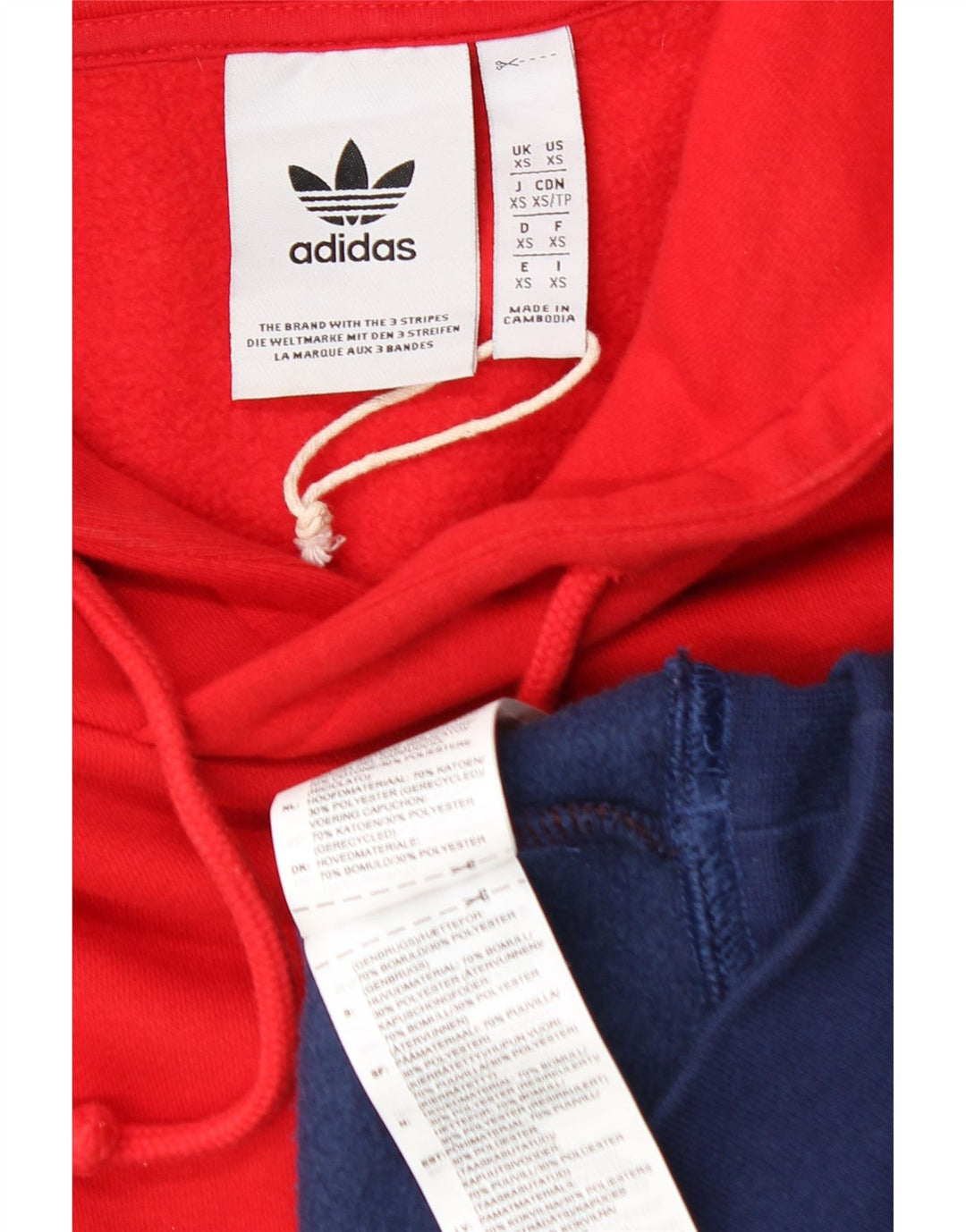 Pulover pentru bărbați ADIDAS XS, bumbac color-bloc multicolor