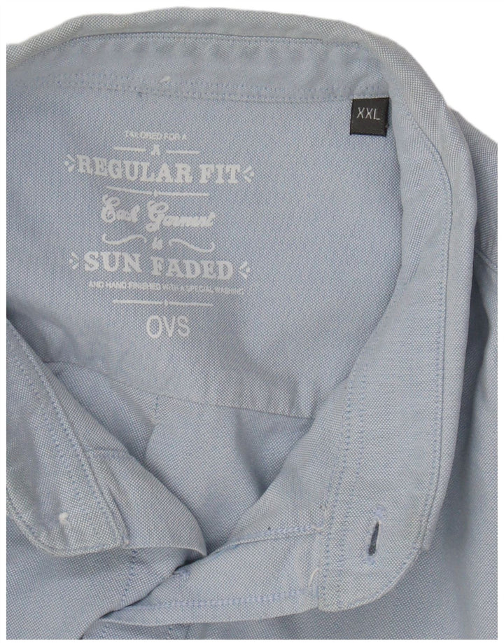 Cămașă OVS Sun Faded Regular Fit 2XL Albastru