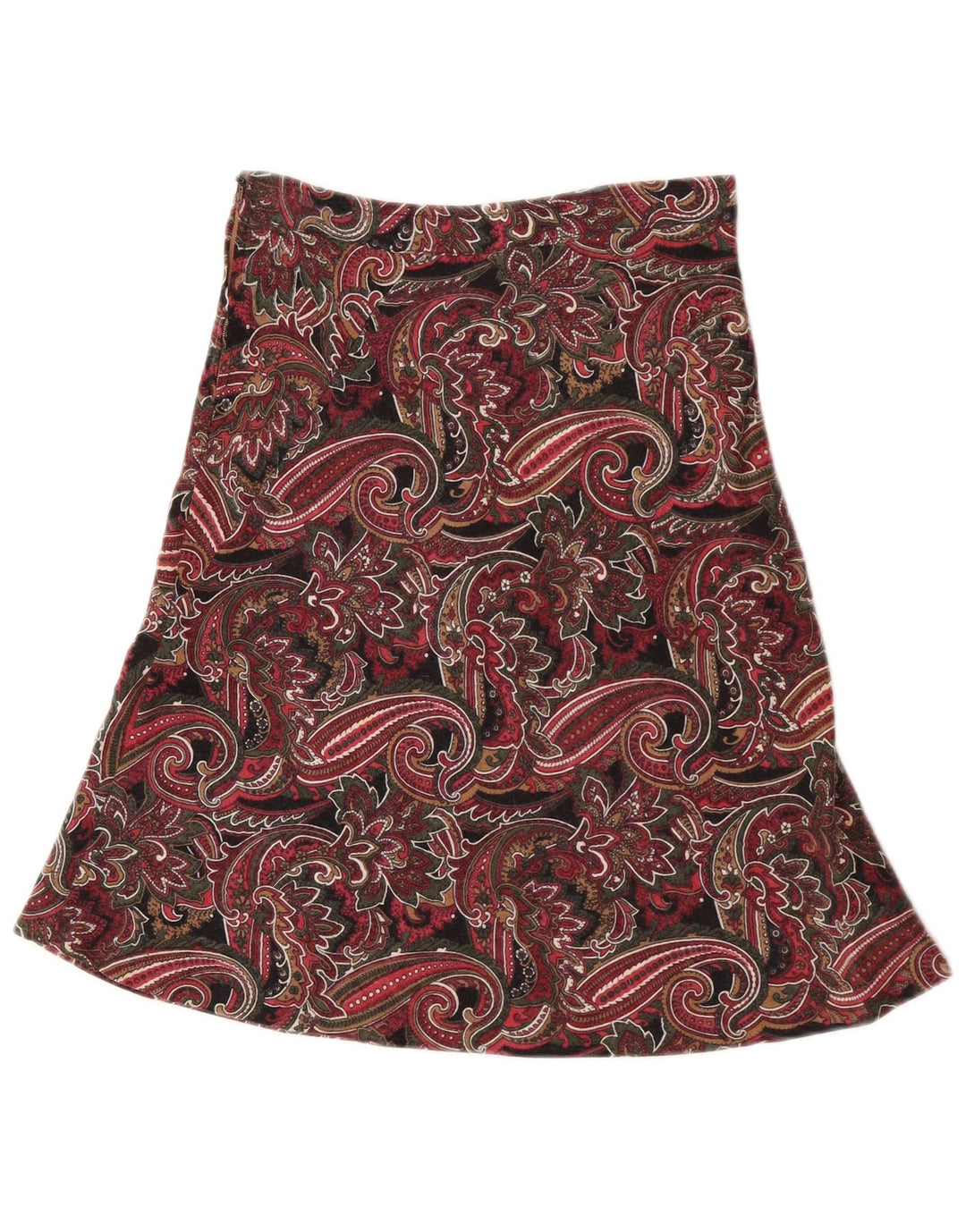 Fustă A-Line pentru Damă Vintage W25 Mic Multicolor Paisley