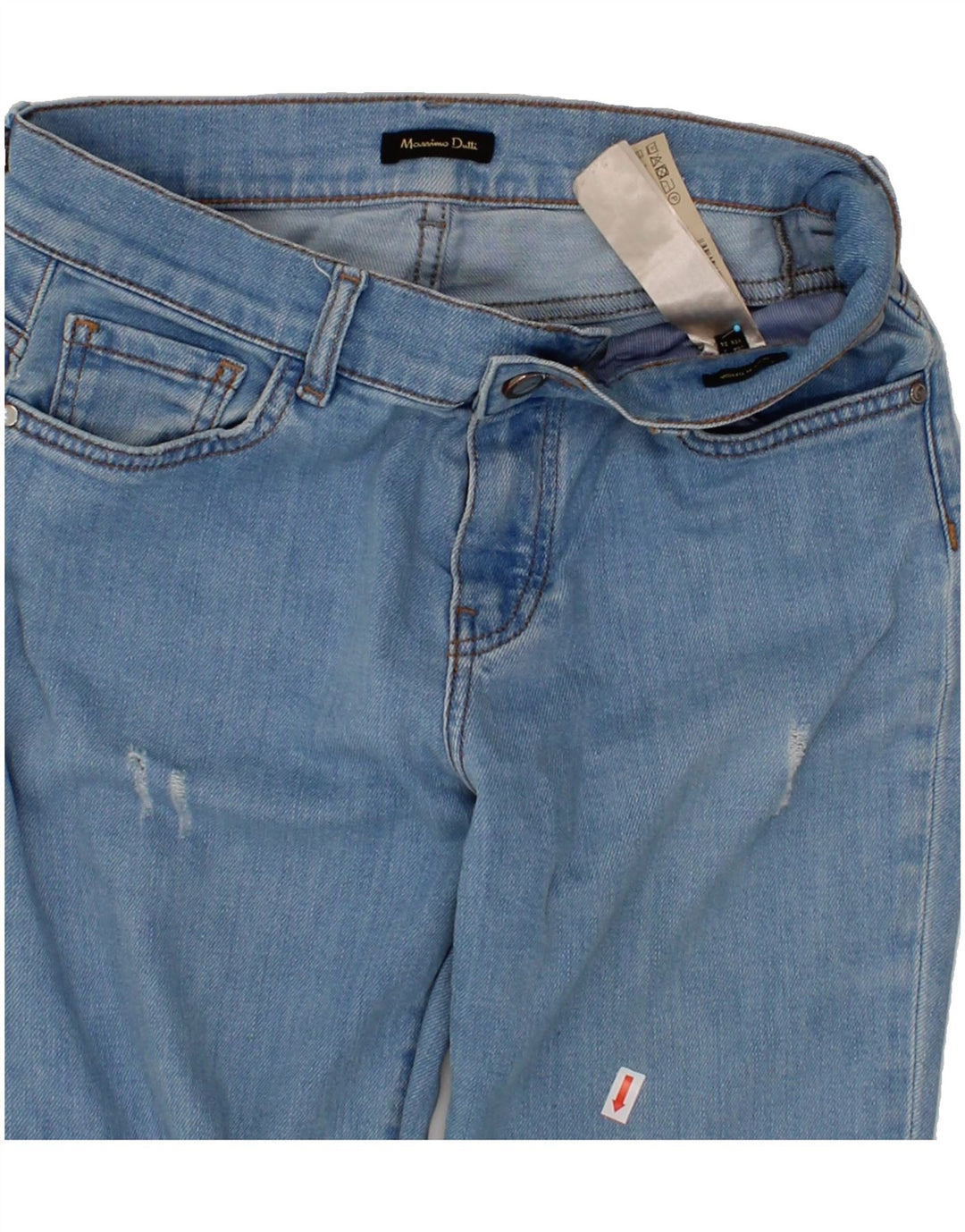 MASSIMO DUTTI Womens Tapered Jeans W24 L27 Blue Cotton Vintage Massimo Dutti and Second-Hand Massimo Dutti from Messina Hembry 
