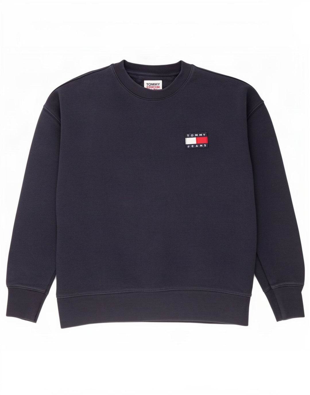 Hanorac pentru bărbați Tommy Hilfiger Pulover mediu din bumbac bleumarin