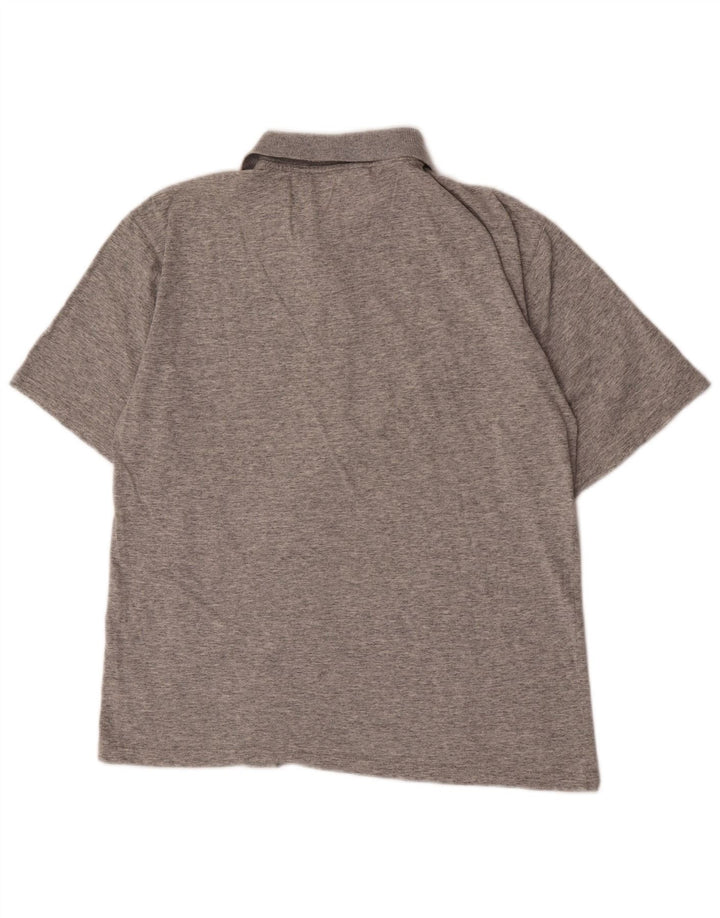 Cămașă polo Reebok pentru bărbați, gri, pătat