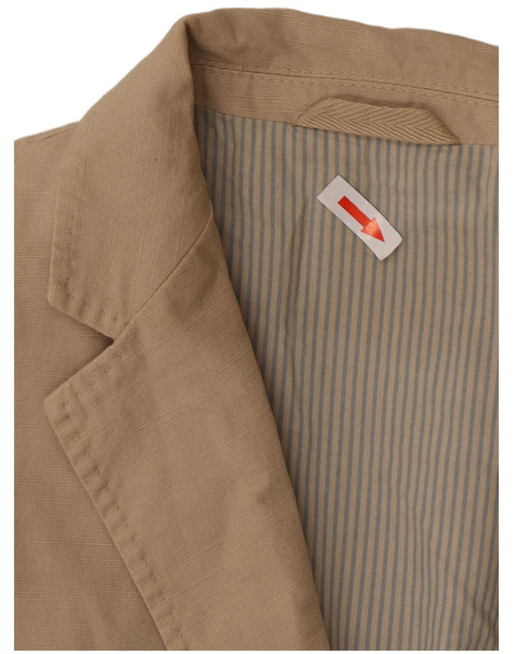 Massimo Dutti Jachetă pentru bărbați cu 2 nasturi EU 48 Bumbac Bej Mediu