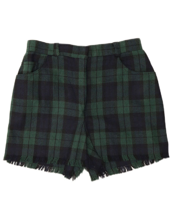 Pantaloni scurți casual pentru femei cu talie înaltă Onyx Mici W27, verde, acrilic