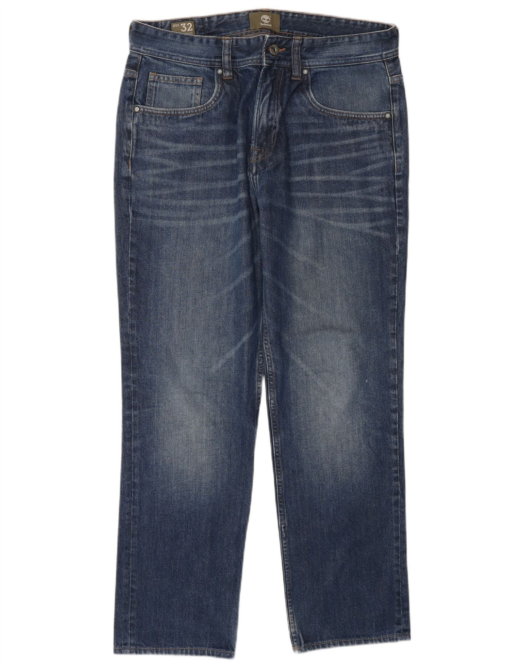 Blugi drepti pentru bărbați TIMBERLAND W32 L29 Bumbac albastru